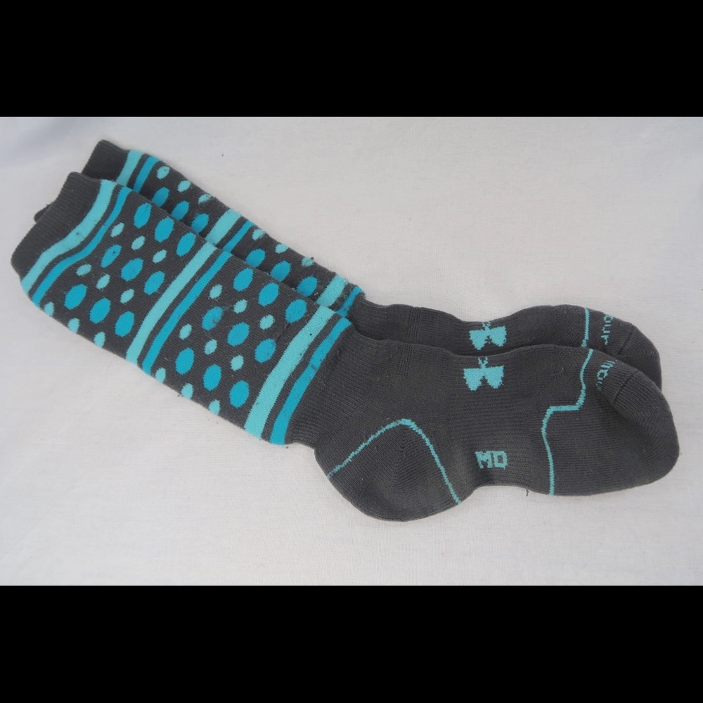 Under Armour Snowboard Socks Gray And Blue